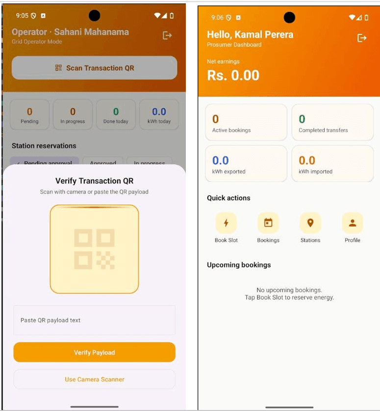 Smart Solar Microgrid Trading System screenshot 2