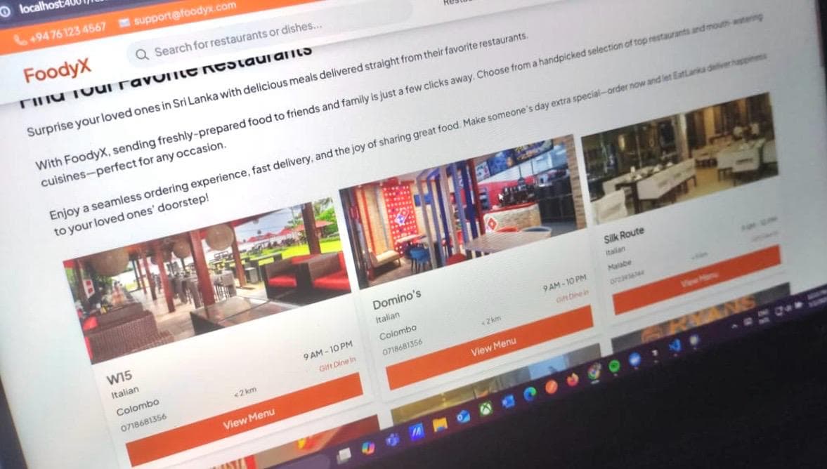 FoodyX Food Ordering & Delivery Platform